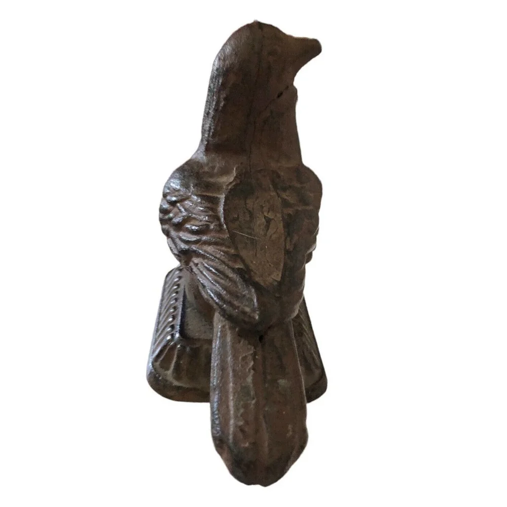 Antique Cast Iron Bird Door Stop Stay Figural Decor Pigeon Dove Bookend Target